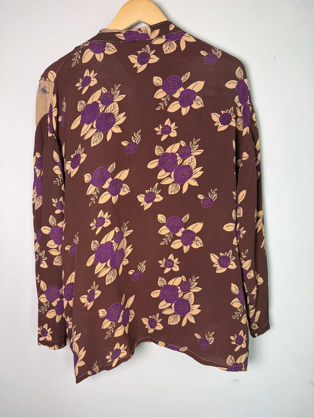 Tienda Ho Tambora Rayon Patchwork Floral Top Jacket Boho Lagenlook Free Size - Picture 3 of 5